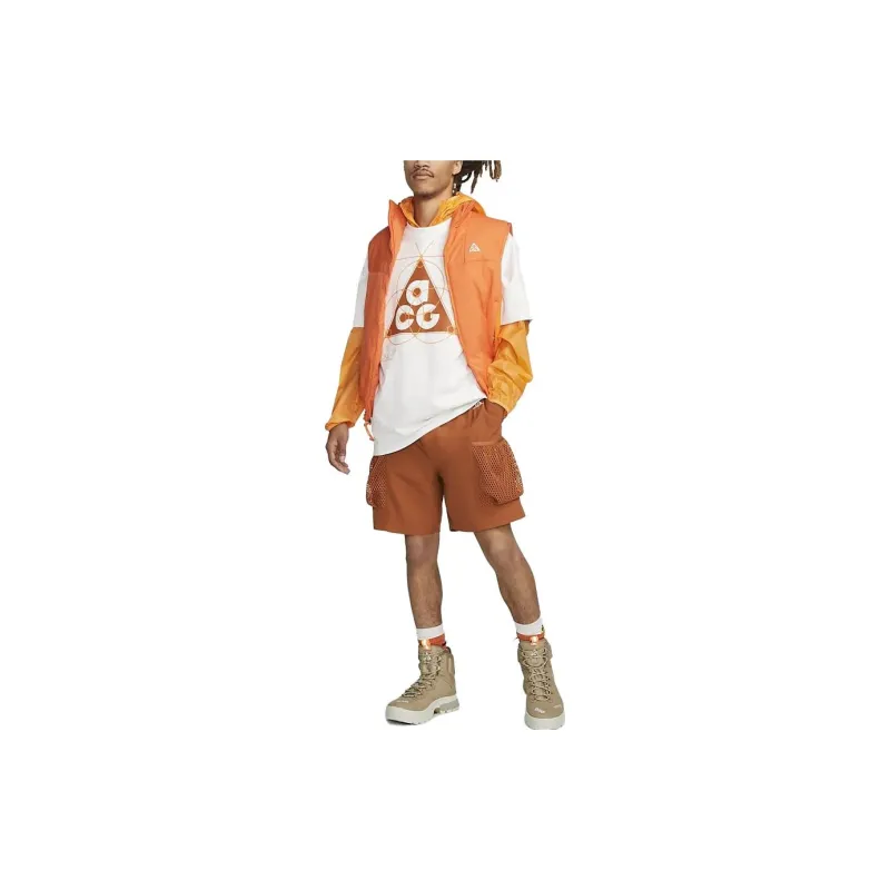 Nike Casual Shorts Men Orange-2