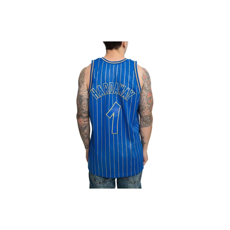 Mitchell Ness Basketball Jerseys Men Blue-3