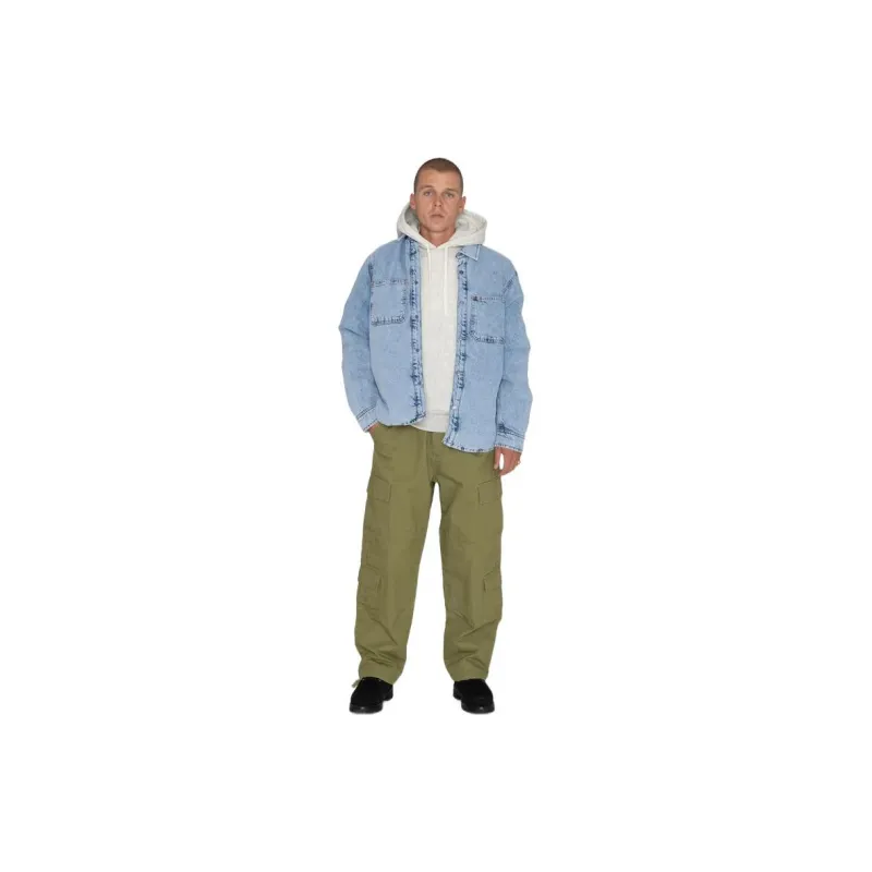 Stüssy Long-sleeved Denim Shirt-2