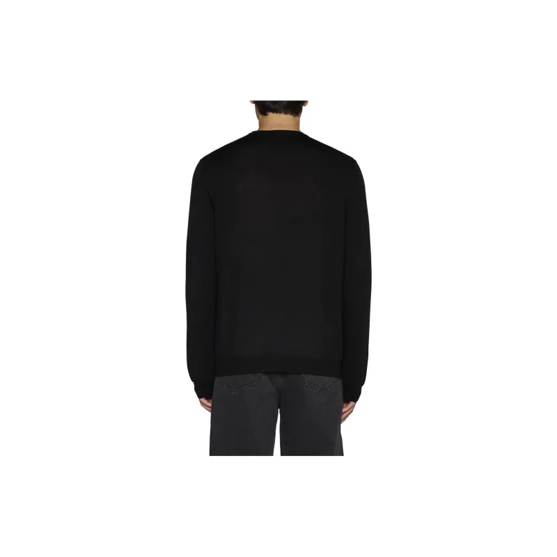 MALO Sweaters Men Black-2