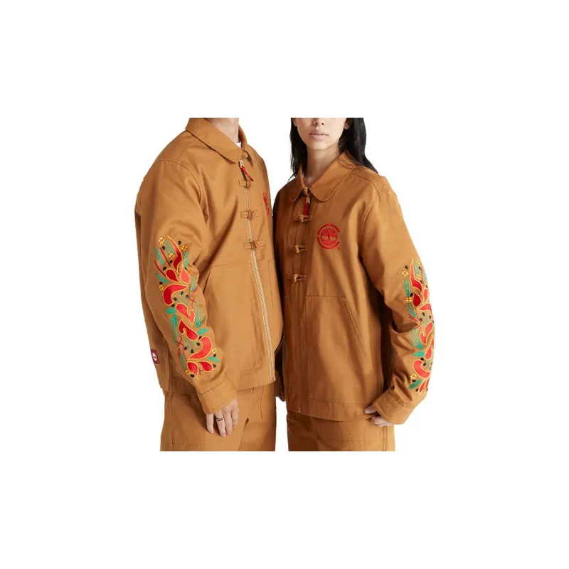 Clot X Timberland X CLOT Jackets Unisex Khaki-2