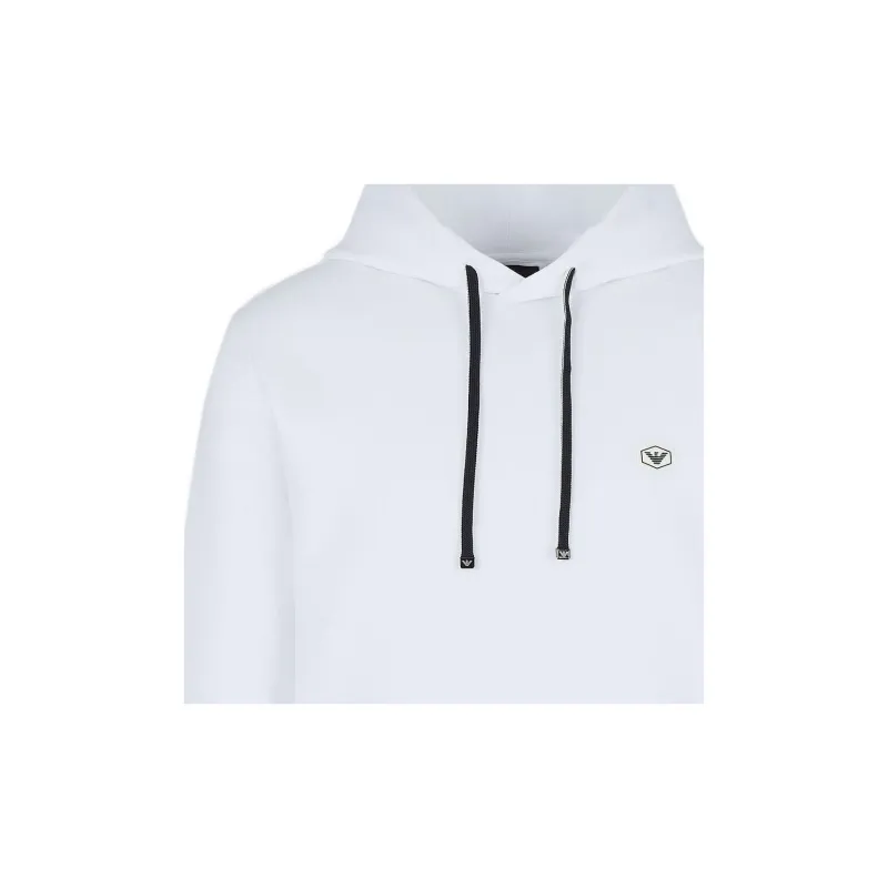 EMPORIO ARMANI Hooded Sweatshirt With Micro Logo Patch-5