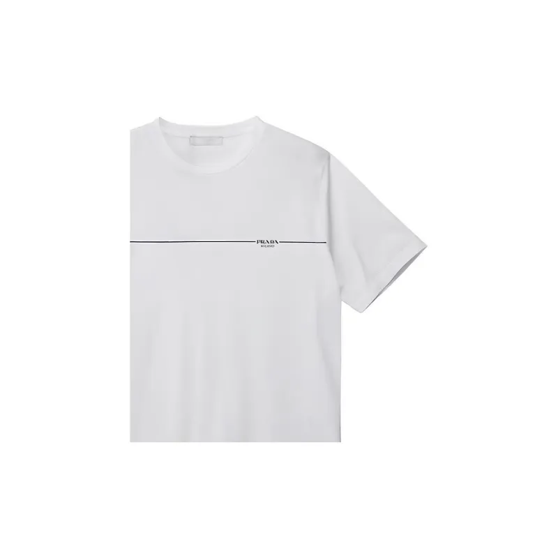 PRADA T Shirts Men White-2