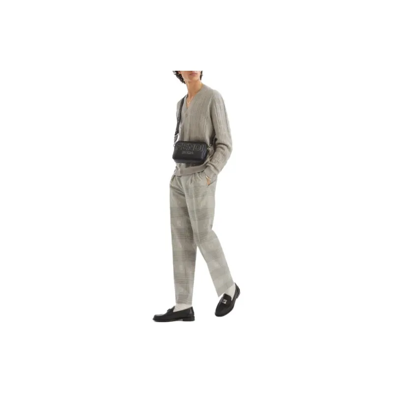 FENDI Sweaters Men Gray-2