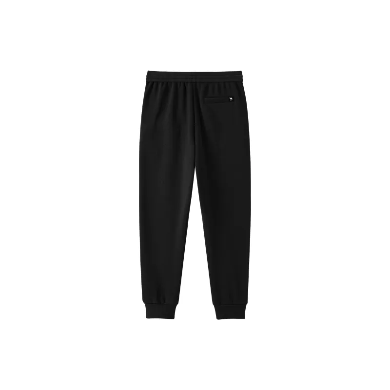 CAMEL Solid Cotton Feeling Fleece Lined Warm Loose Fit Stretch Elastic Cuff Long 'Bone Breaking' Sweatpants Men's-1