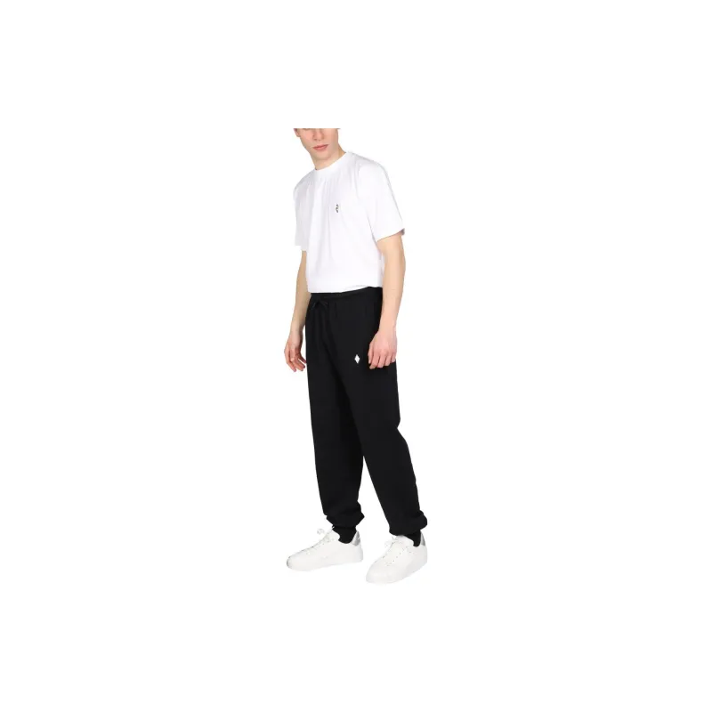 Marcelo Burlon Logo Embroidered Drawstring Track Pants-1