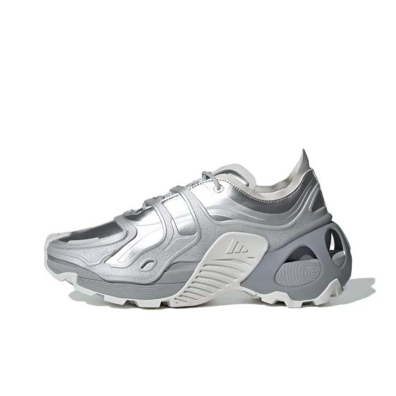 Adidas Wonder Runner Pro Running Shoes Unisex Low Top Silver Gray-0