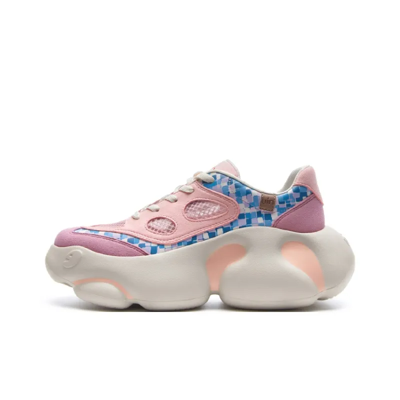 U.IN Zaluz Series Height Increasing Low Top Chunky Sneakers Women's-18