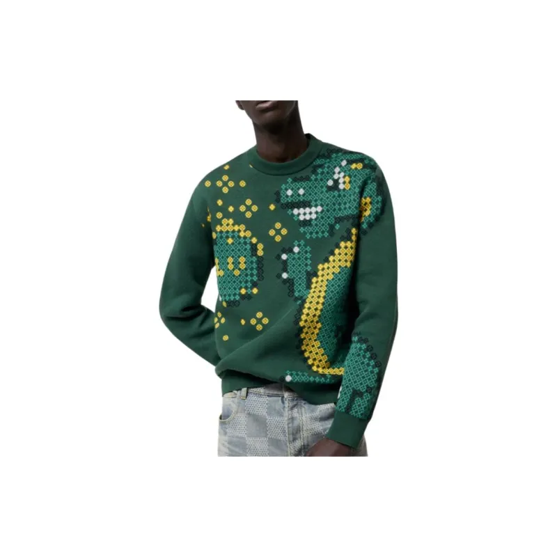 LOUIS VUITTON SS24 Sweatshirt Men's Green-2