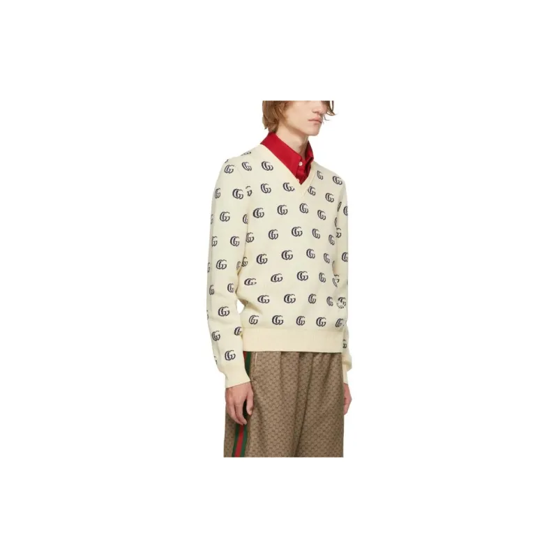 GUCCI Sweaters Men Beige-3