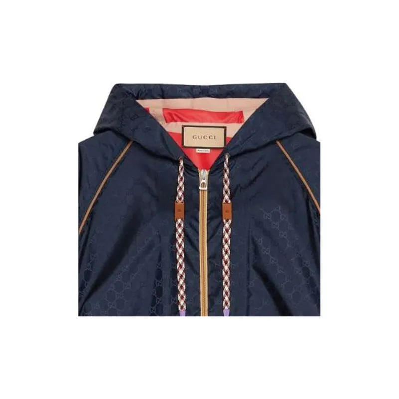 GUCCI Gg Supreme Jacquard Zipped Jacket-3
