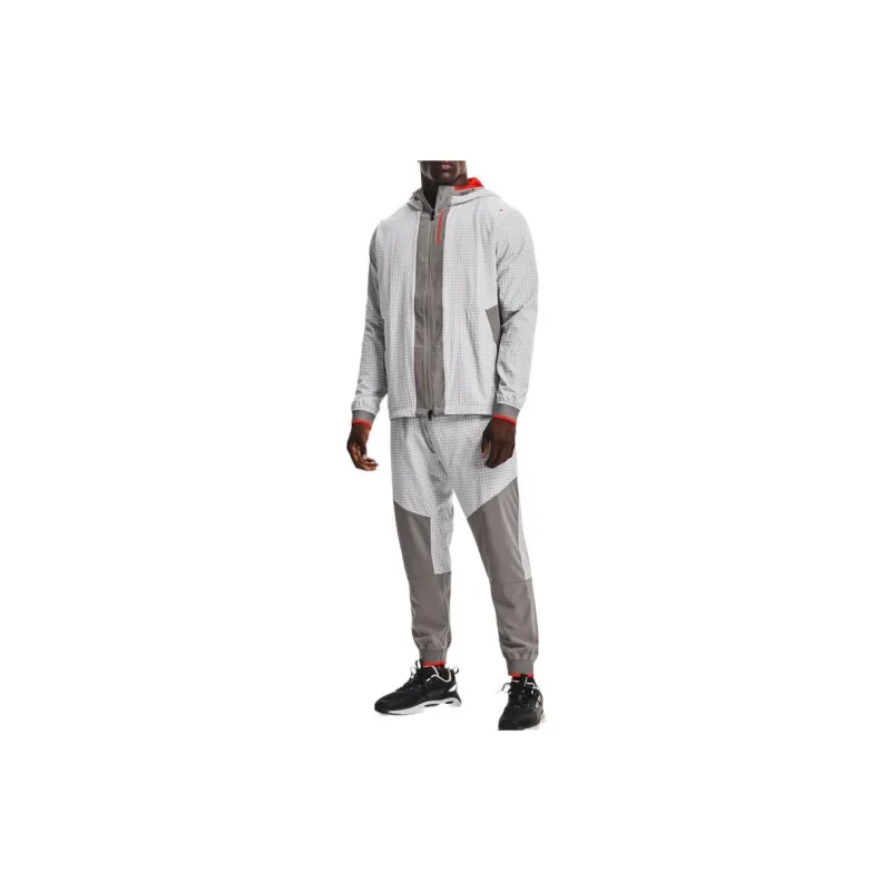 Under Armour Woven Collection SS22 Knitted Sweatpants Men's White-2