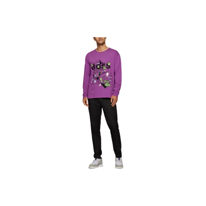 HUGO BOSS SS22 T Shirt Men's Purple-1
