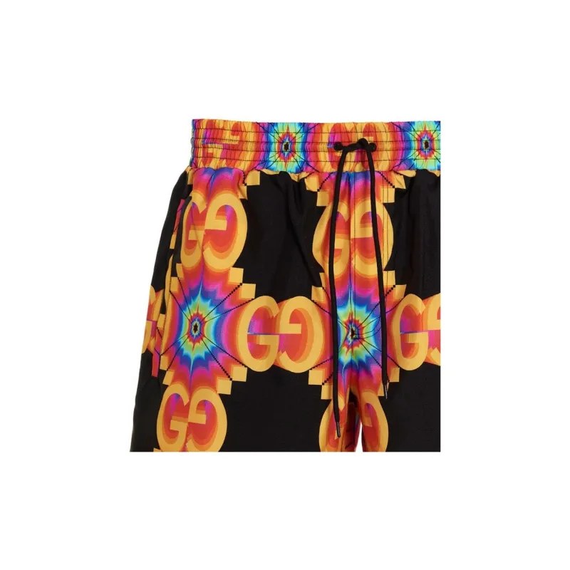 GUCCI Gg Kaleidoscope Knee length Shorts-4