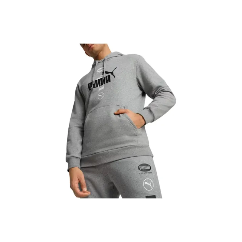 PUMA POWER Sweatshirt Men's Medium Gray-2