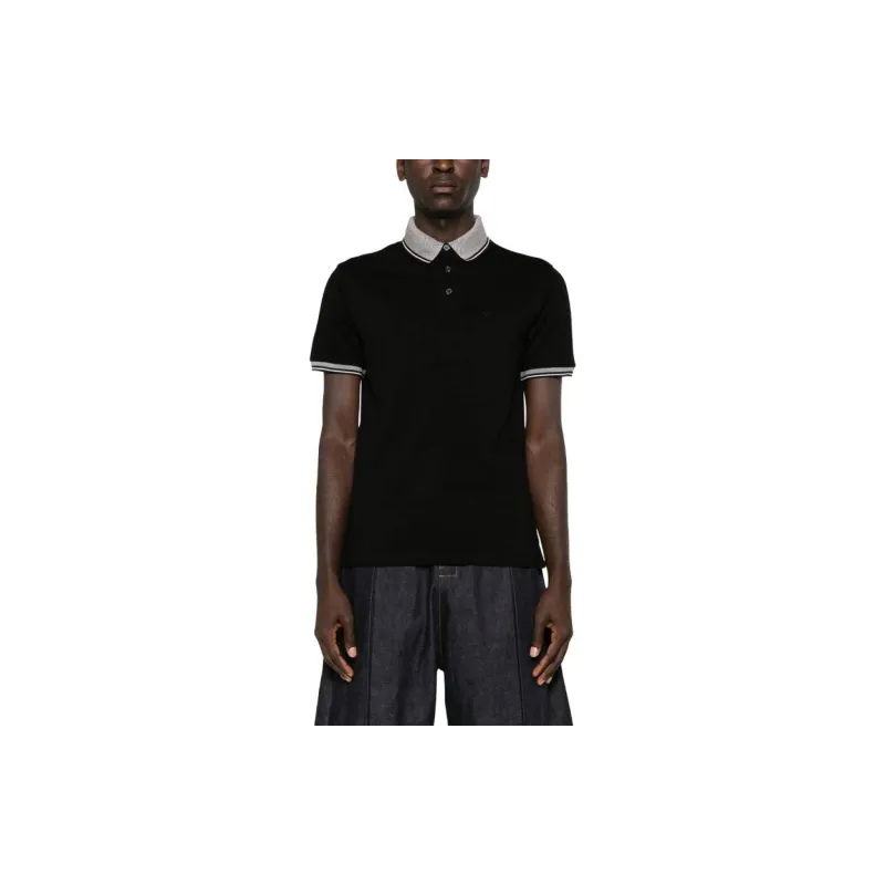 EMPORIO ARMANI Polo Shirt Men's Black-1