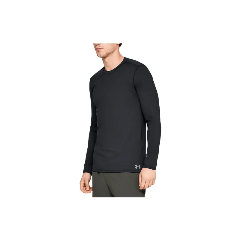 Under Armour Straight Long Sleeved T Shirt Men's Black-2