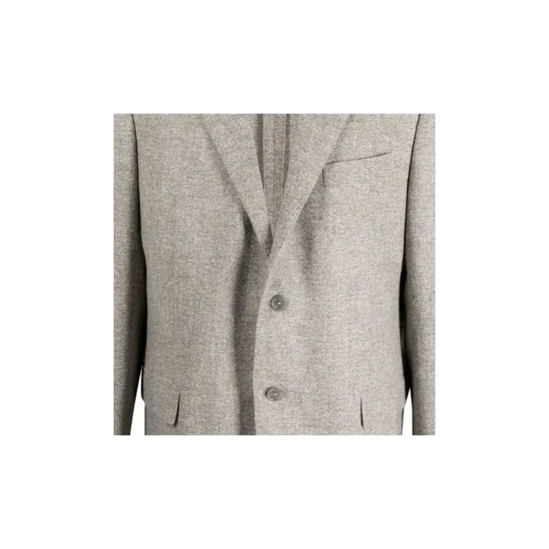 Corneliani Single breasted Virgin wool Blend Blazer-3