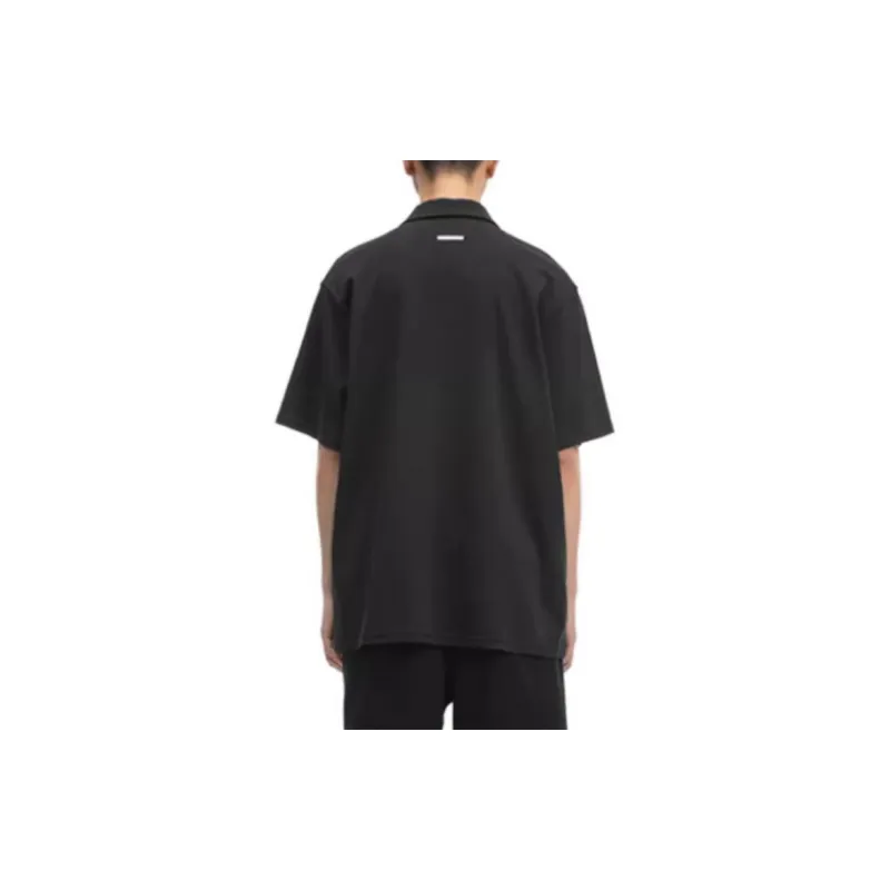 New Balance x Nice Rice New Balance X Nice RiceNew Balance X Nice Rice Collaboration SS23 Polo Shirt Men's Black-4