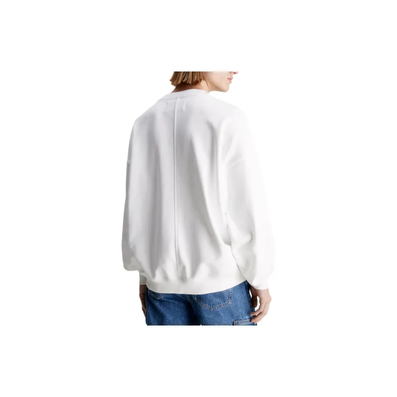 CALVIN KLEIN Sweatshirt Europe Version Men's White-3