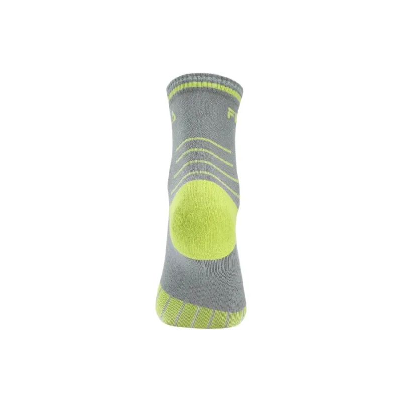 FILA Fitness Mid Calf Socks Men's 1 Pack Titanium Silver-2
