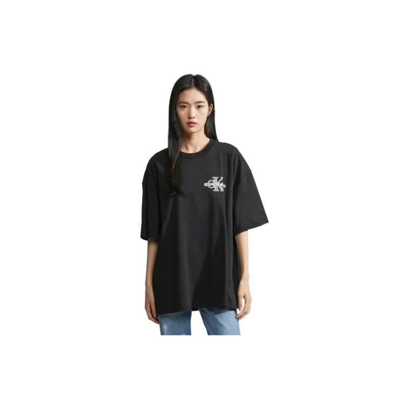 CALVIN KLEIN T Shirt Unisex Space Black-2