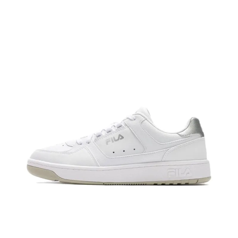 FILA Non slip Lightweight Low Top Skateboard Shoes Women's White-0