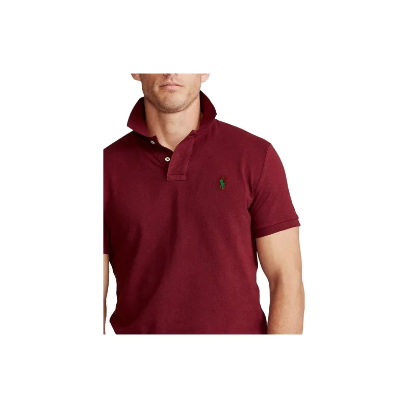 Polo Ralph Lauren Polo Shirt Men's Burgundy-5