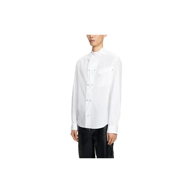 Mugler H&M Double Breasted Poplin Shirt Mens-3