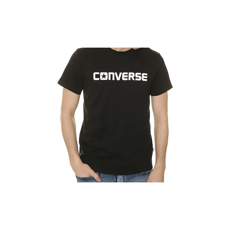 Converse Set-in Sleeve T-Shirt Men's Black-3