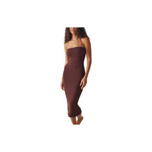 FREE PEOPLE Sleeveless Dresses Women's Chocolate Merlot