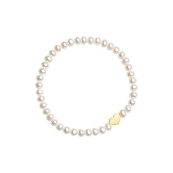 DAISY BEAUTY Freshwater Pearl S925 Silver Bracelet Women's