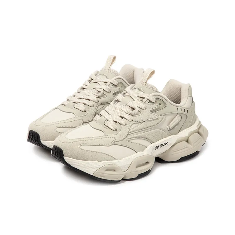 361° Spirit Eye PRO Anti Slip Wear Resistant Low Top Casual Shoes Women's Beige-2