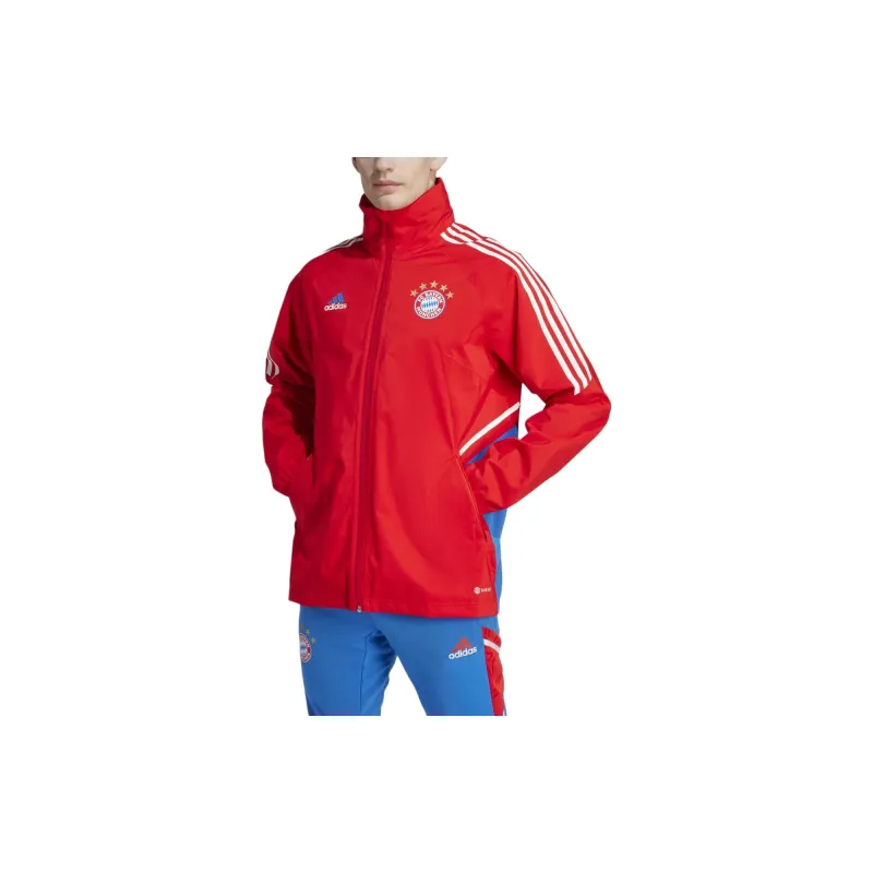 Adidas FC Bayern CONDIVO 22 RAIN JACKET Jacket Men's Red-1