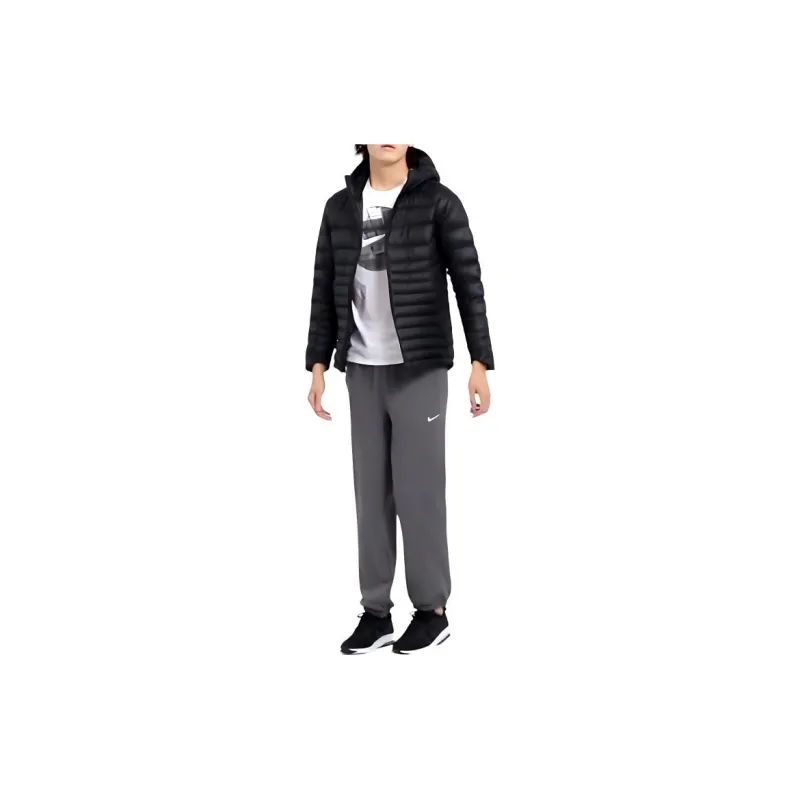 Nike SPORTSWEAR HOODED GUILD Down Jacket Men's Black-2