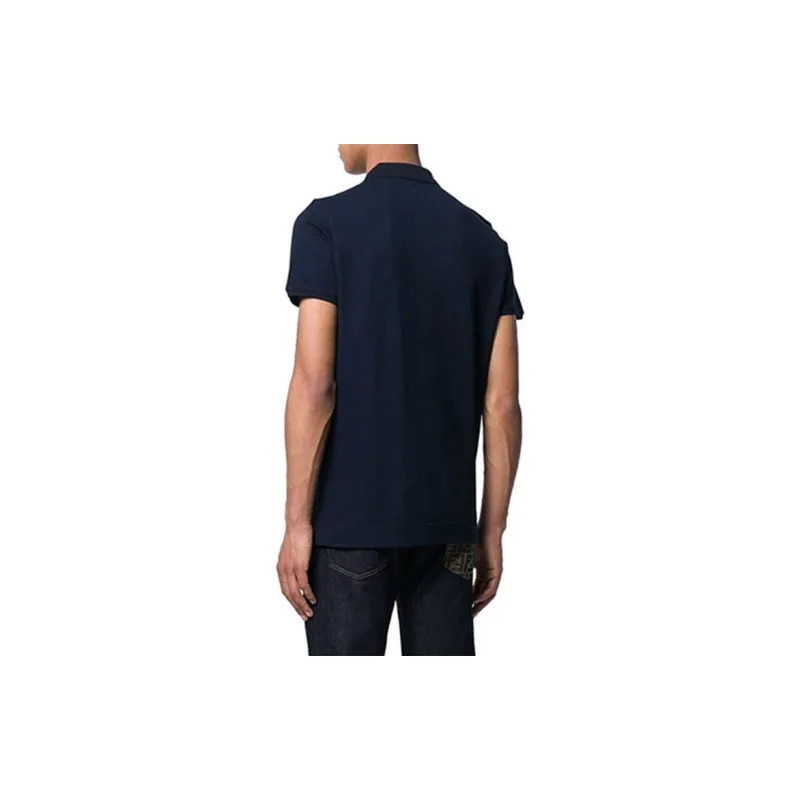 FENDI Polo Shirt Men's Navy Blue-5