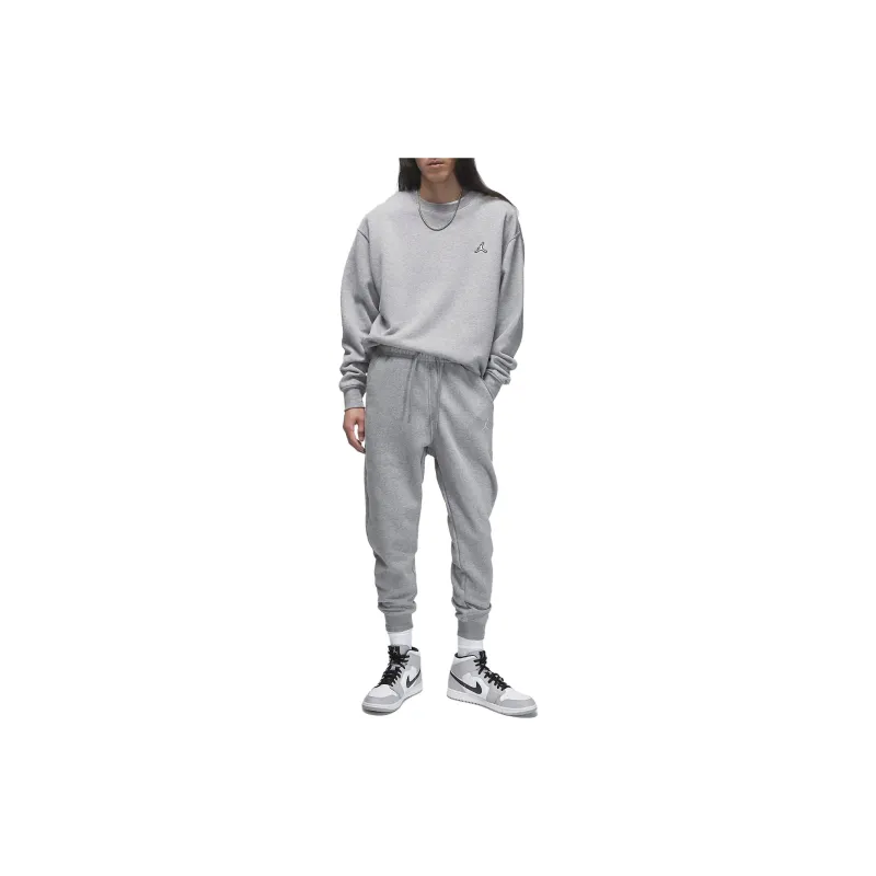 Jordan Knitted Sweatpants Men Gray-2