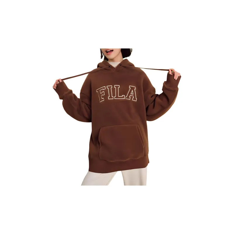 FILA Sweatshirts Unisex Coffee Khaki-5