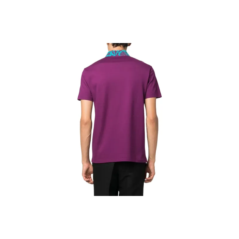 VERSACE Polo Shirts Men Purple-2