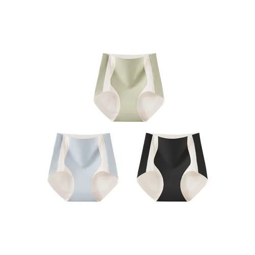 Disney Lightweight Ice Silk Seamless Underpants Women's 3 Pack Independent Packaging