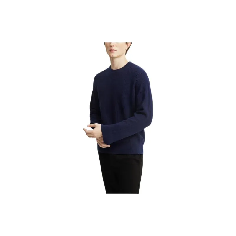 THEORY Cashmere Sweaters Men Sea Blue-1