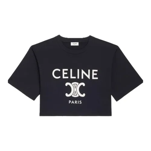 CELINE Crop Top Women's Black