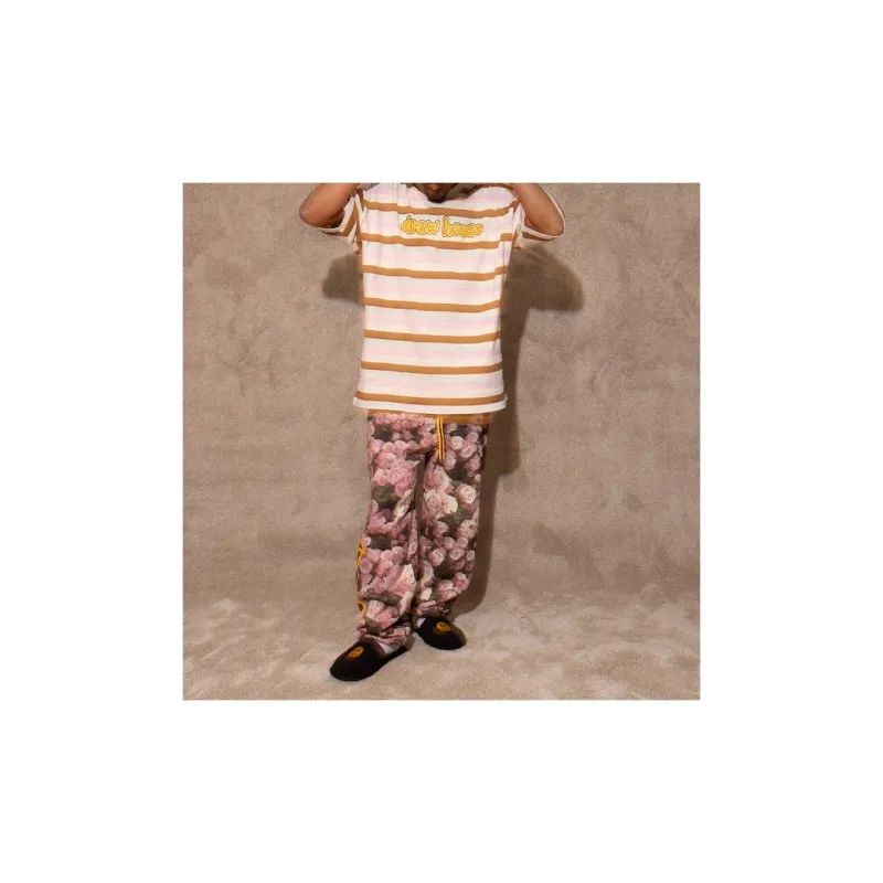 Drew House Letter Logo Series T Shirts Unisex Ice Cream Stripes-5