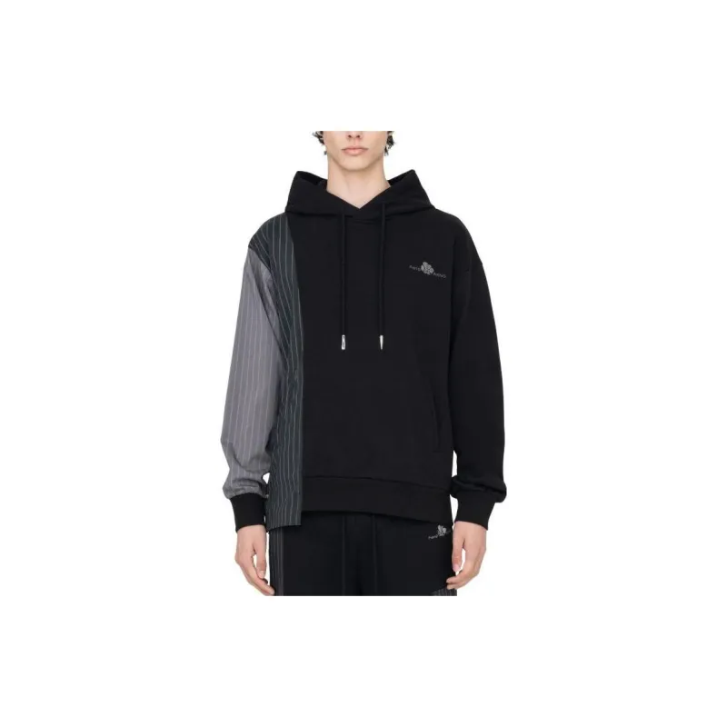 Feng Chen Wang Patchwork Long sleeve Hoodie-1