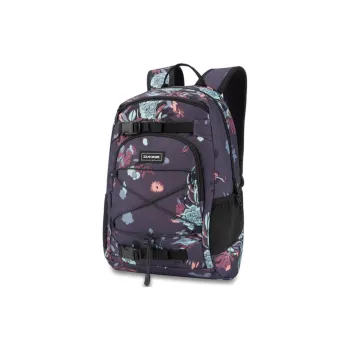 Dakine Polyamide Backpack Small Size Women's Purple With Floral Pattern