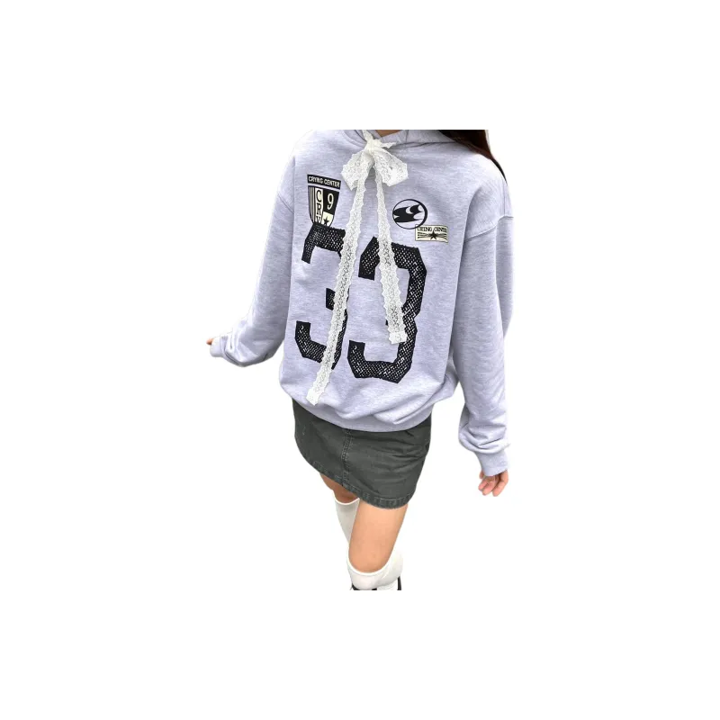 Crying Center Sweatshirts Unisex Gray-1
