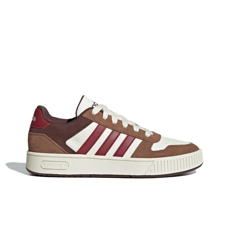 Adidas D PAD Anti Slip Wear Resistant Low Top Skateboard Shoes Unisex White Red Brown-1