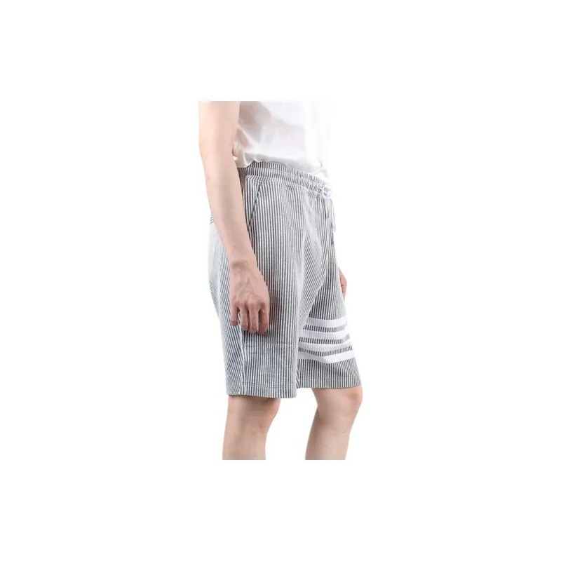 THOM BROWNE 4 Bar Stripe Track Shorts-6