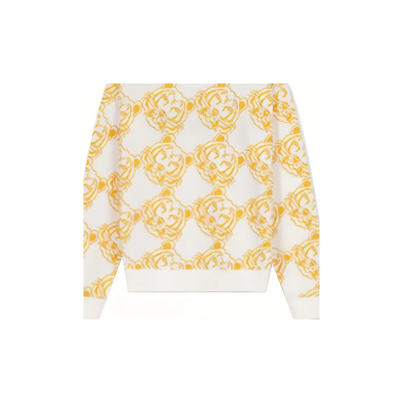KENZO Sweatshirts Men Yellow-4
