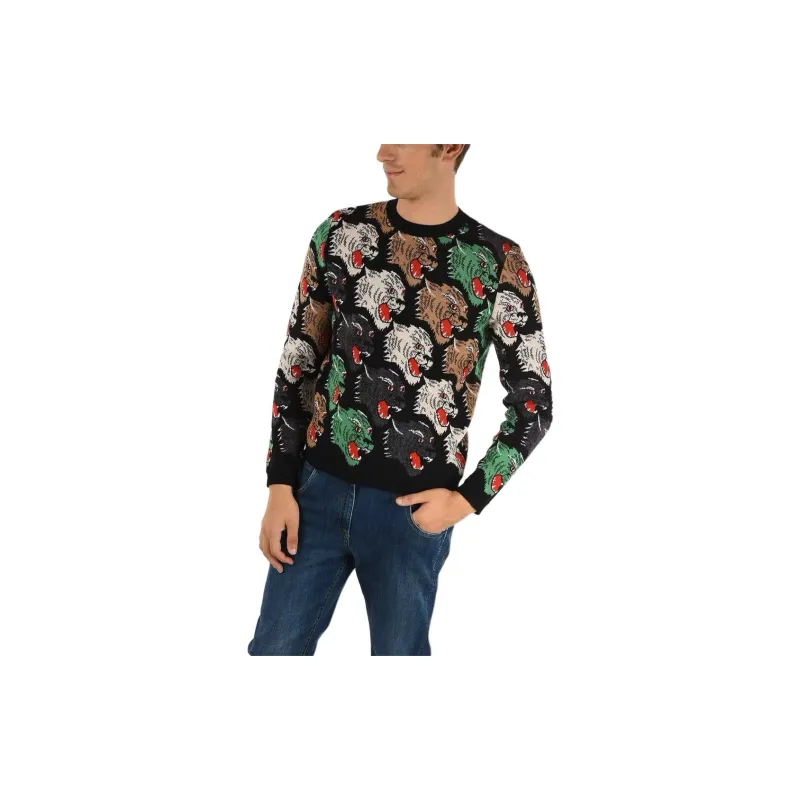GUCCI Sweaters Men Black-3